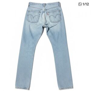 Levi's 501 Button Down Skinny Filiforme acid washed  Jeans Size W26 L30